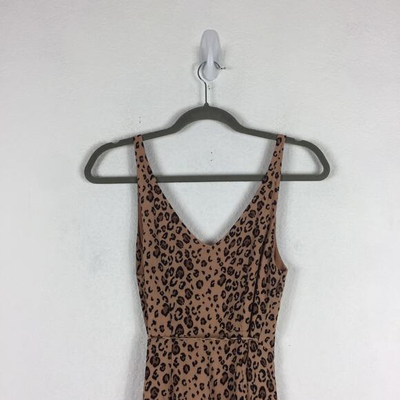 Reformation Anchorage Leopard Mini Wrap Dress XS Animal Print Boho - Picture 12 of 14